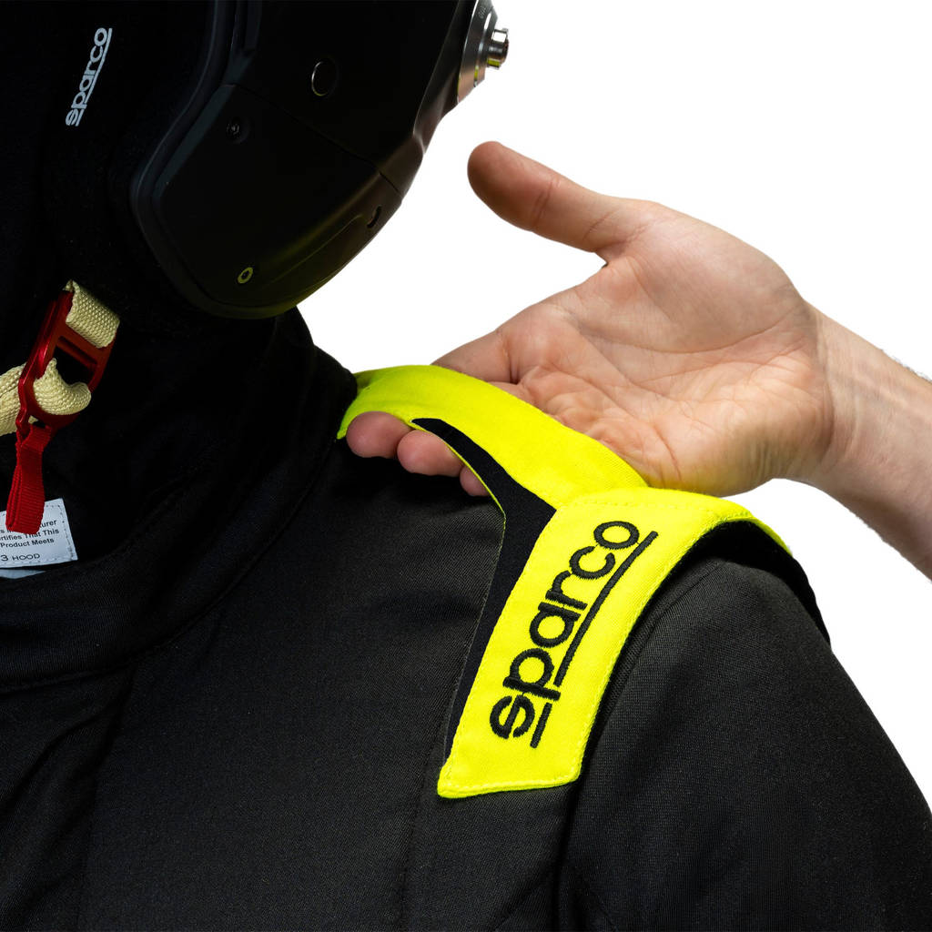 SPARCO BRS0050B0K08050 Racing Suit Sprint S Advanced, Black/Yellow Fluo, Size 50 Photo-2 