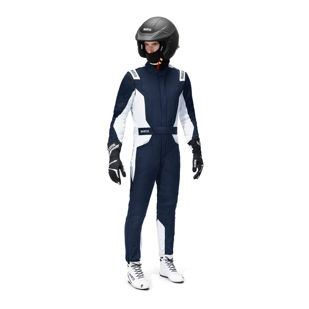 SPARCO BRS0050B0N33052 Racing Suit Sprint S Advanced, Blue/Silver, Size 52 Photo-0 