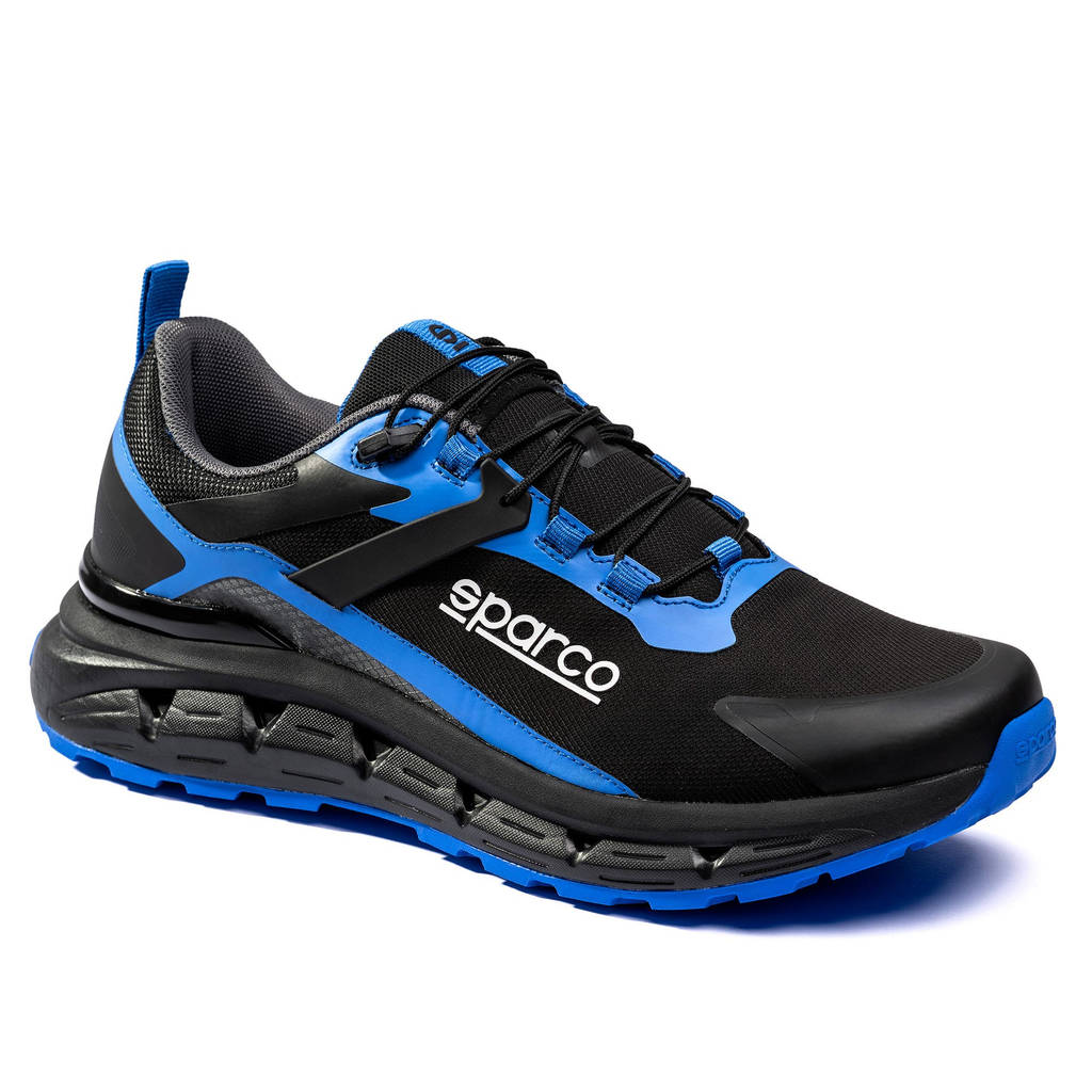 SPARCO BTB0037B0K05046 Teamwork Shoes S-Pike Moulinon O2, Black/Blue, Size 46 Photo-0 