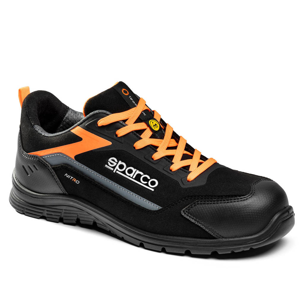 SPARCO BTB0044B0E33039 Mechanics Shoes Nitro Elfyn S3S, Dark Grey/Fluo Orange, Size 39 Photo-0 