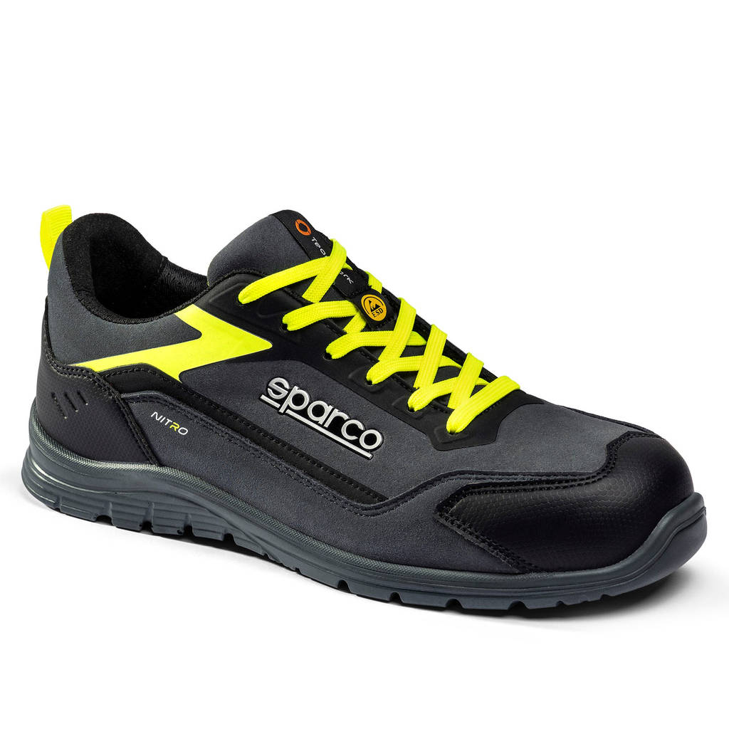 SPARCO BTB0044B0K04047 Mechanics Shoes Nitro Kalle S3S, Black/Fluo Orange, Size 47 Photo-0 
