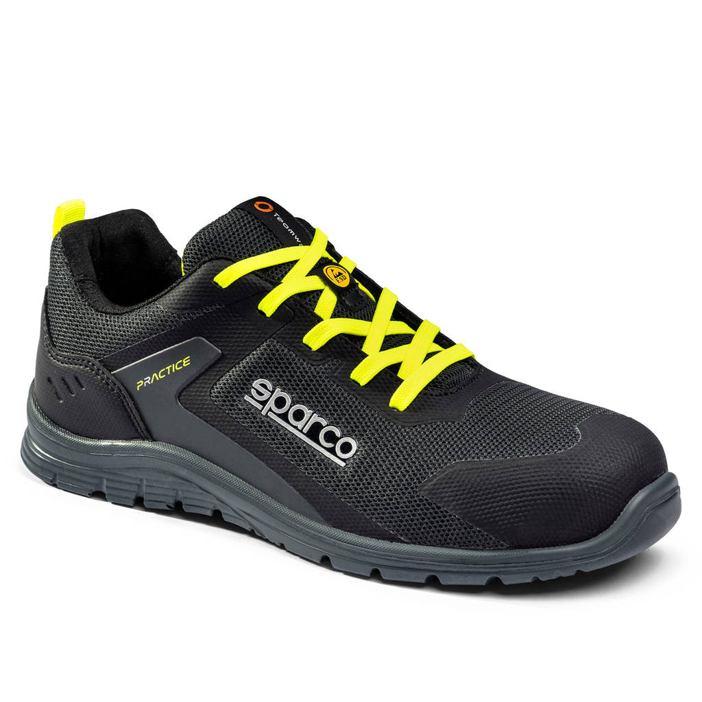 SPARCO BTB0047B0E33042 Mechanics Shoes Practice Josef S1PS, Dark Grey/Fluo Orange, Size 42 Photo-0 