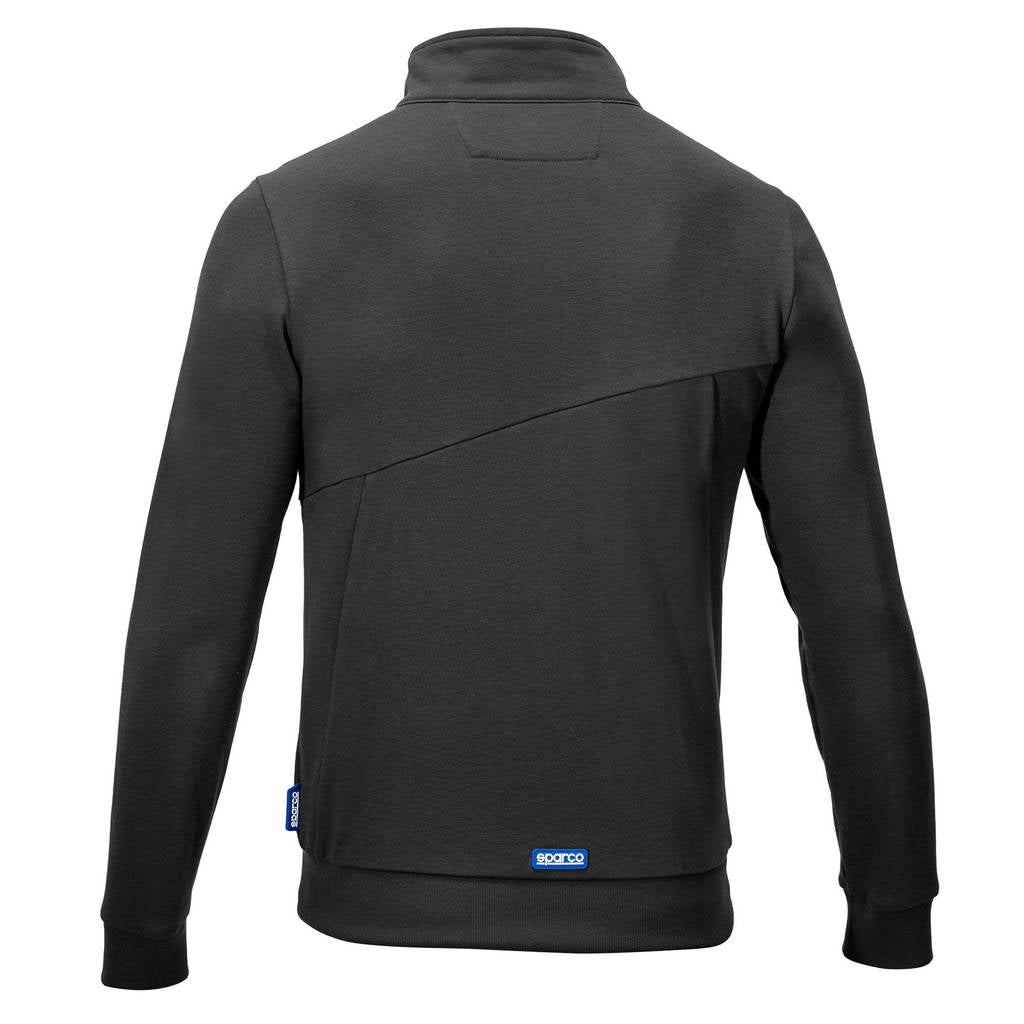 SPARCO BTJ0010B0E010XL Full Zip Sweatshirt Grit Plata, Grey, Size XL Photo-1 