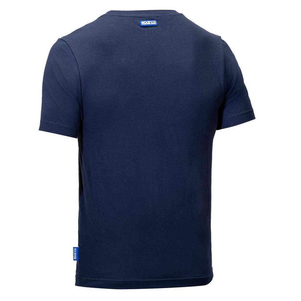 SPARCO BTL0008B0N0200M T-Shirt Grit Lincoln, Blue, Size M Photo-1 