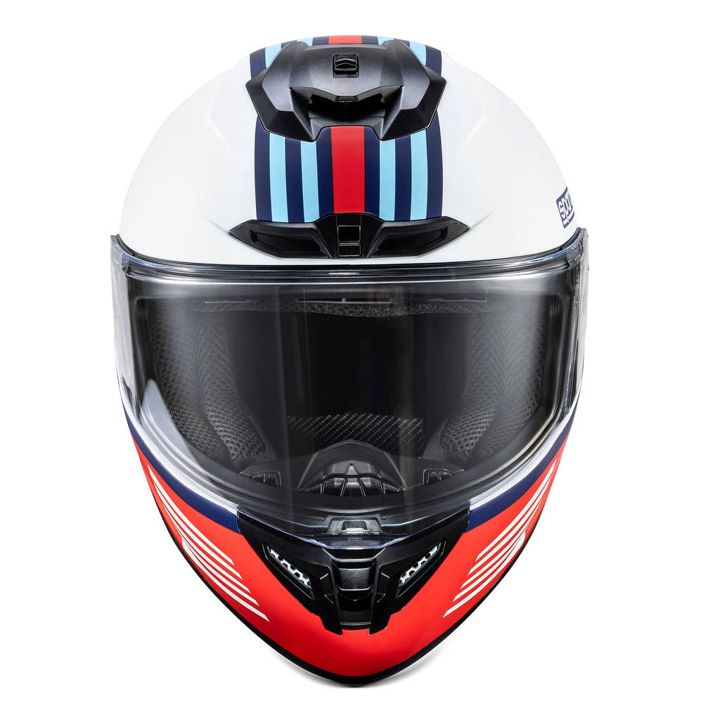 SPARCO 003378MRBI0XS Full-Face Racing Helmet X-Pro ECE06 MR, White, Size XS Photo-2 
