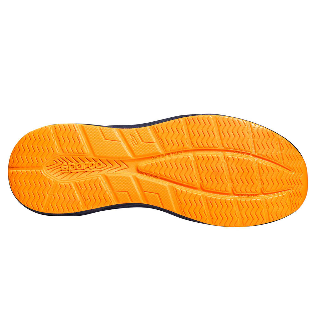 SPARCO 07545GU43BMAF Mechanics Shoes Mirage Gulf S1PS, Navy Blue/Fluo Orange, Size 43 Photo-3 