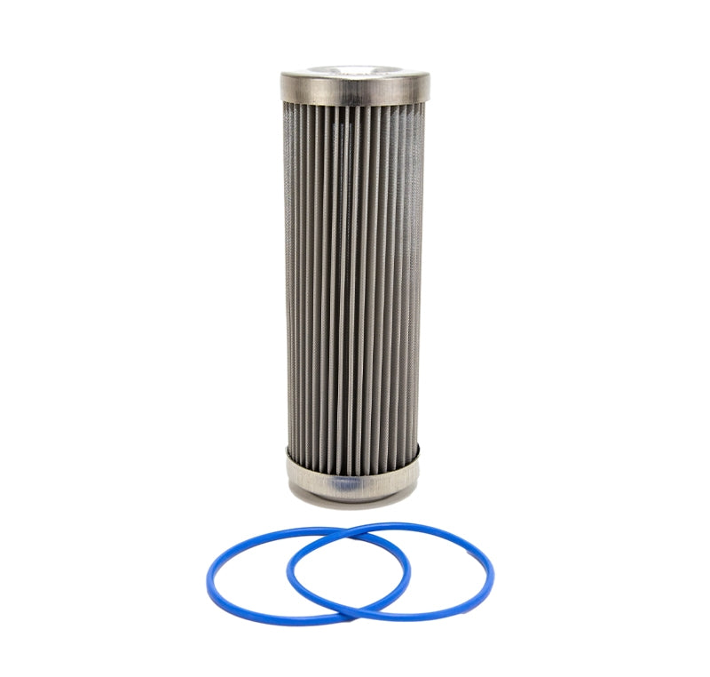 FUELAB 71812 Fuel Filter Replacement Element 6 inch 40 micron Stainless Steel Photo-0 