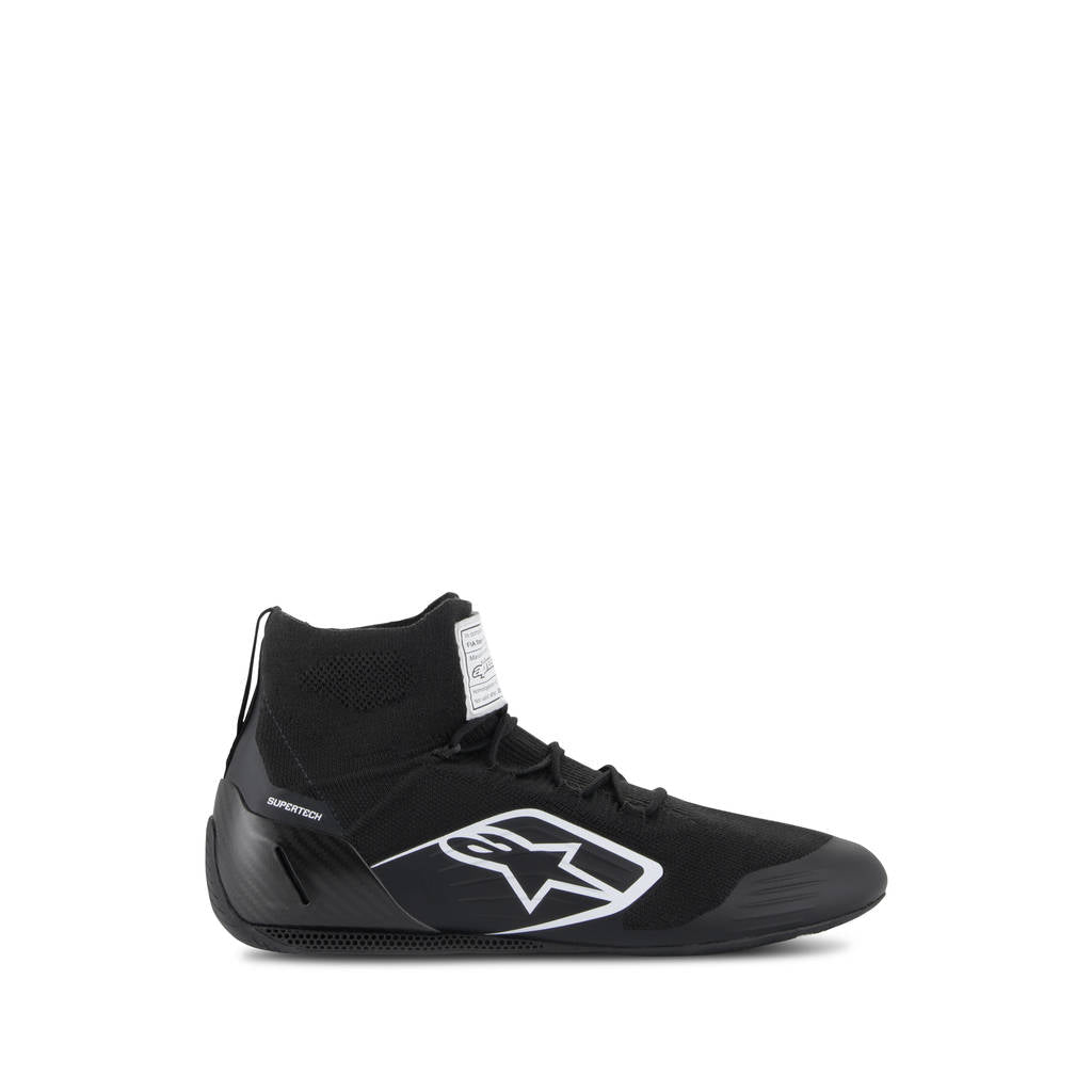 ALPINESTARS 2710125-10-7 Autoracing Supertech Shoes FIA / SFI, Black, Size 7 Photo-0 