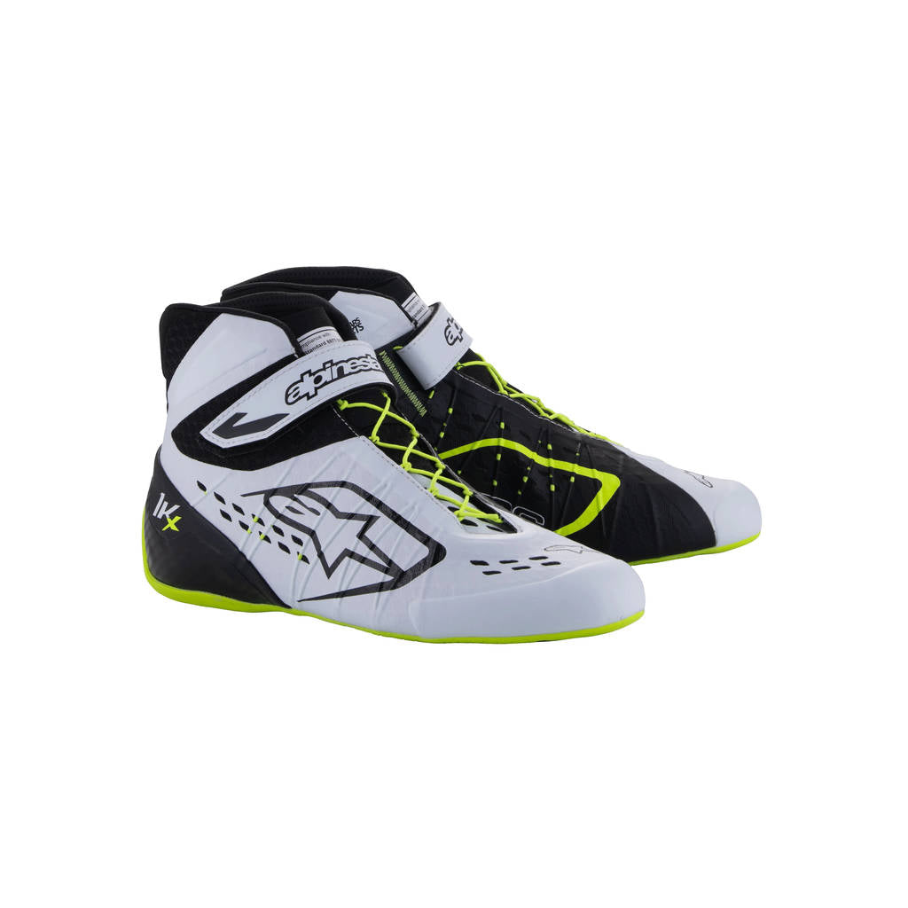 ALPINESTARS 2712124_125_11 Tech-1 KX V3 Shoes (FIA), Black / White / Yellow Fluo, Size 11 Photo-0 