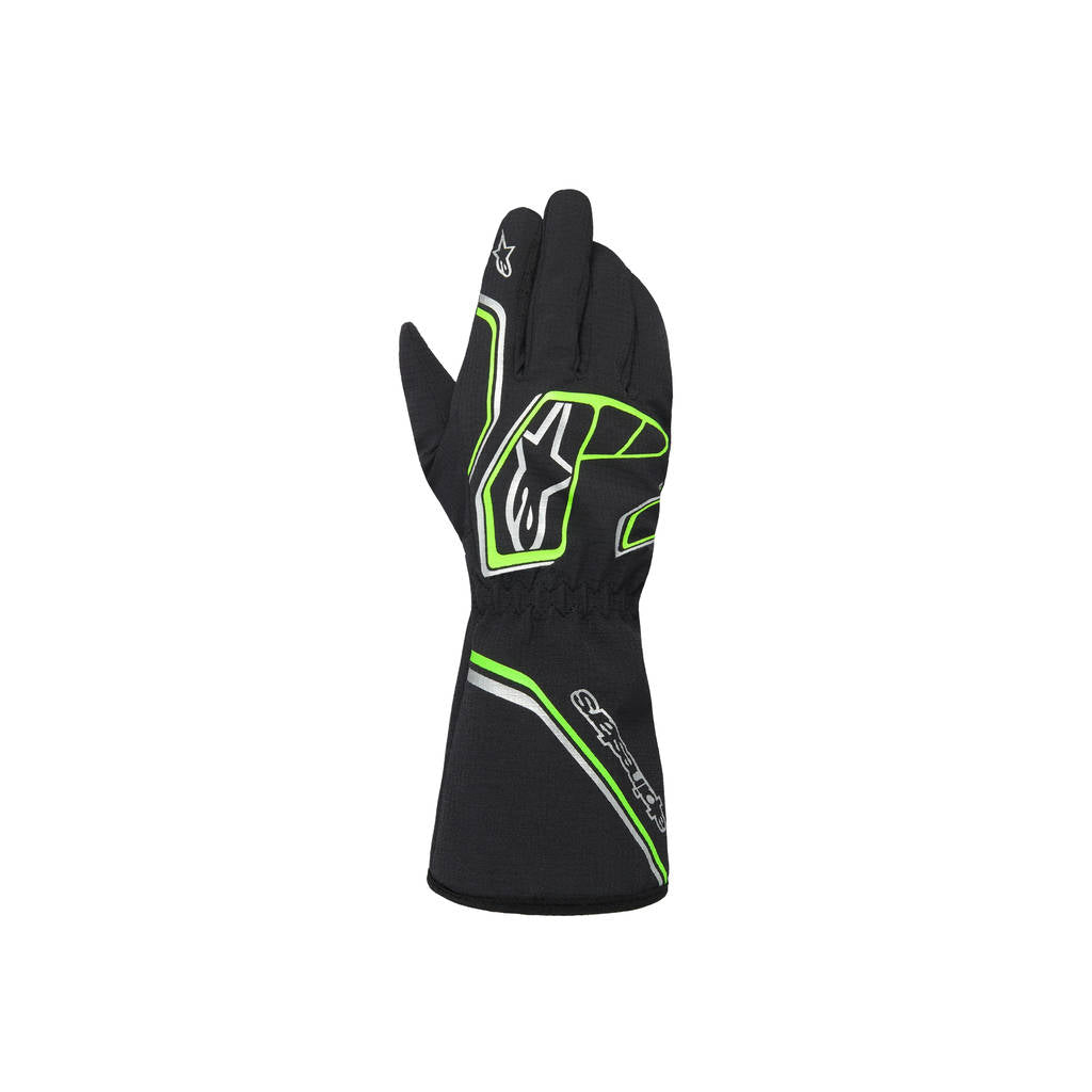 ALPINESTARS 3550726-167-S Waterproof Gloves Tempest V3 S, Black / Fluo Green, Size S Photo-0 