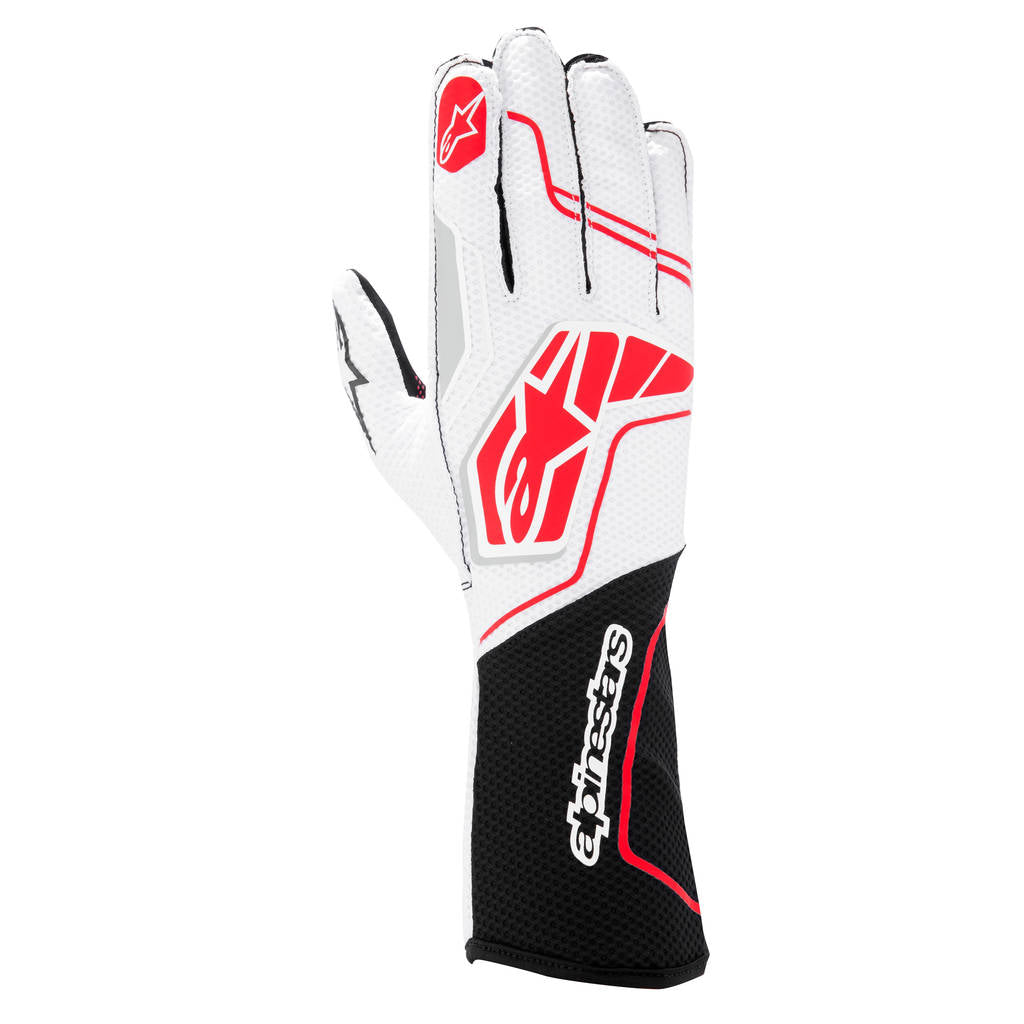 ALPINESTARS 3551824-123-XXS Gloves Tech-1 KX V4, Black / White / Red, Size XXS Photo-0 