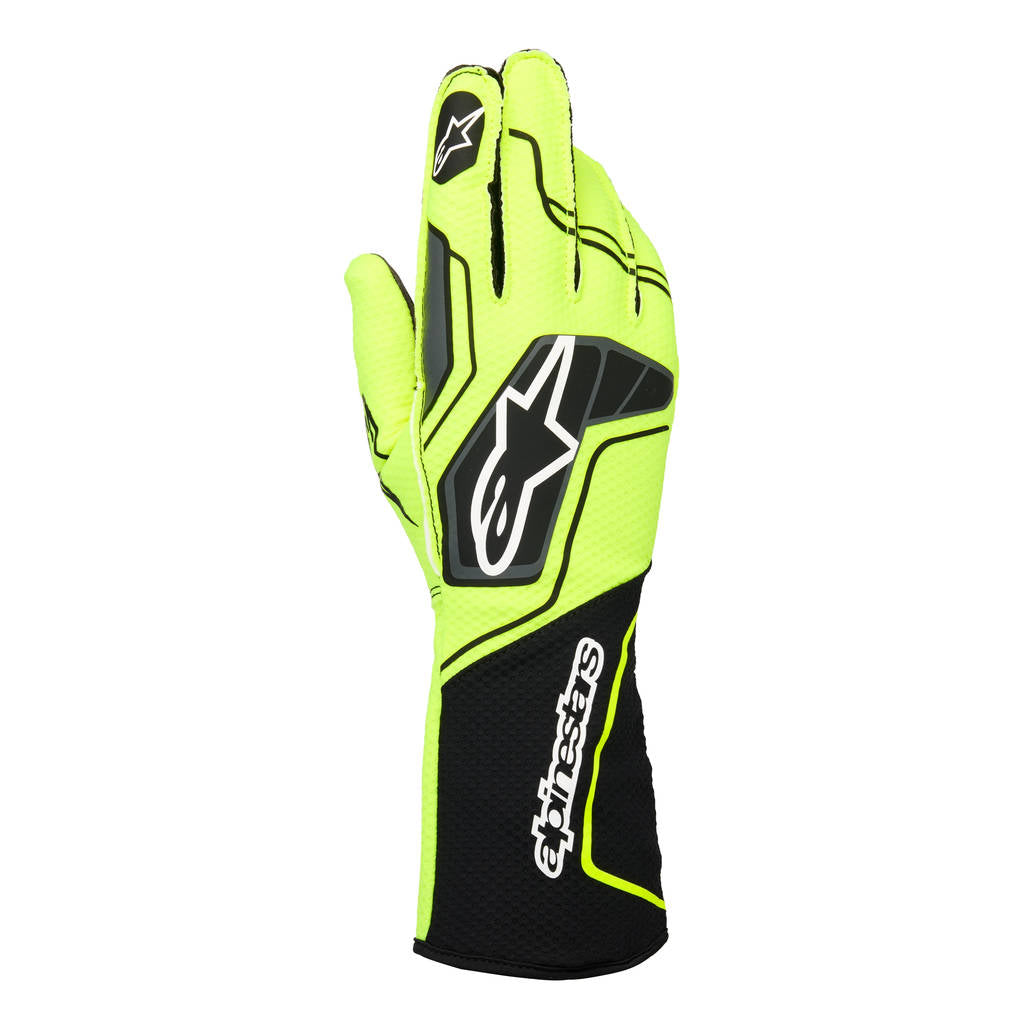 ALPINESTARS 3551824-551-XXL Gloves Tech-1 KX V4, Yellow / Fluo Black, Size XXL Photo-0 