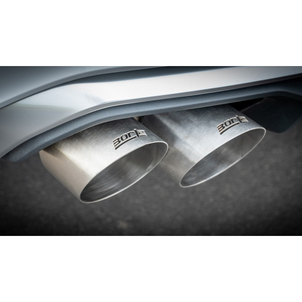 BORLA 60749SB Tip Kit 2.5", Brushed Steel for AUDI SQ5 (B9) 2021-2025 Photo-2 