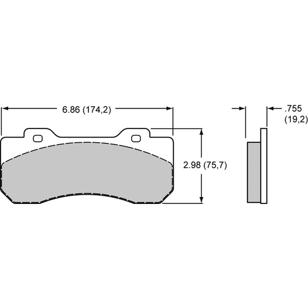 WILWOOD 150-TX1-10120K Brake Pads TX1 Photo-1 
