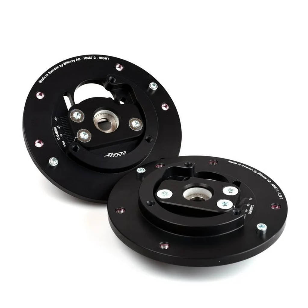 MILLWAY 90481-M4-M10 Street Camber Plates 3x M10 for BMW M2 Competition / M2 CS (F87) / M3 (F80) / M4 (F82 / F83) Photo-0 