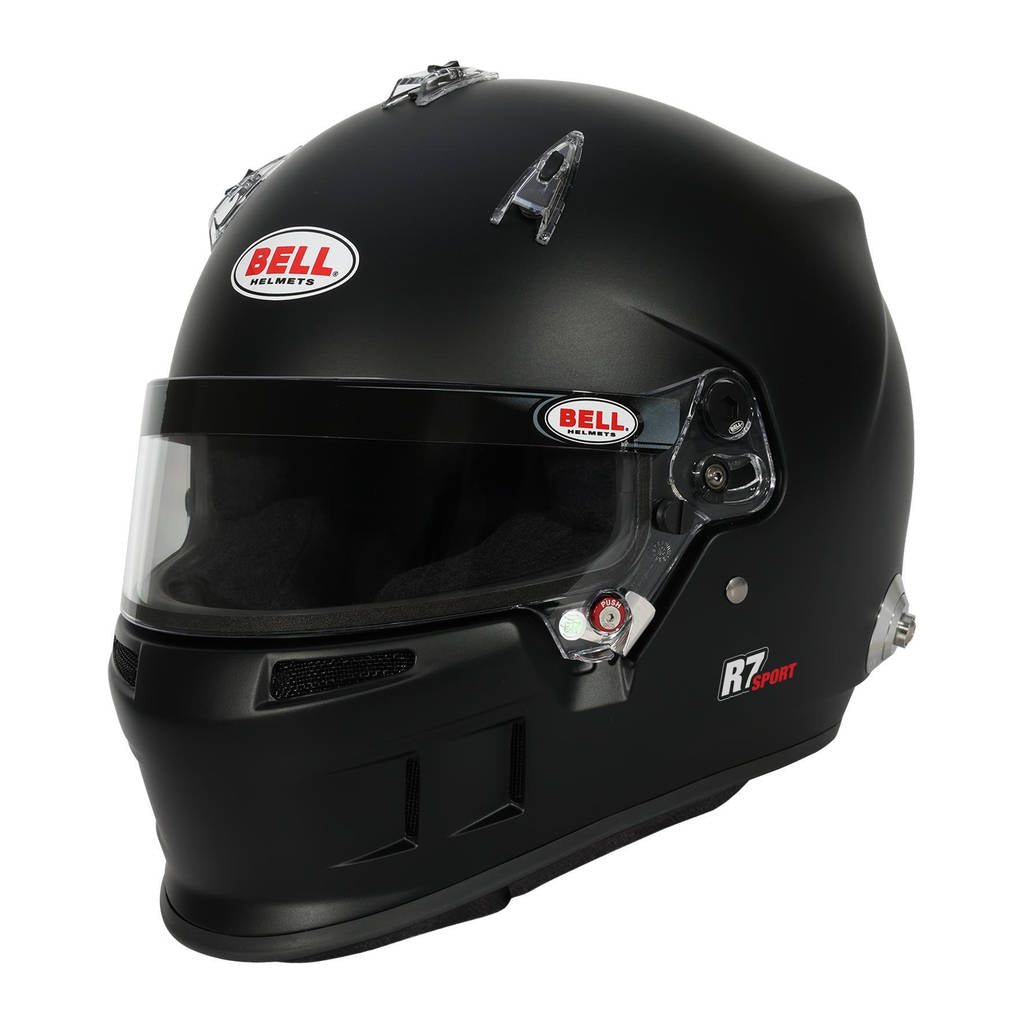 BELL 1467033 Full-Face Helmet R7 Sport HANS, Matte Black, FIA8859-2024, Size L (60-61) Photo-0 