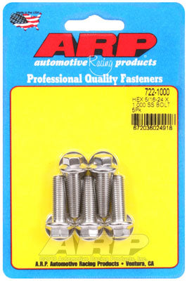 ARP 722-1000 SAE Bolt Kit 5/16-24 x 1.000 hex SS bolts Photo-0 