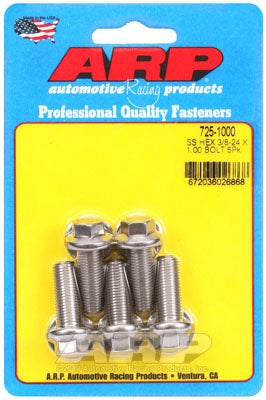 ARP 725-1000 SAE Bolt Kit 3/8-24 x 1.000 hex 7/16 wrenching SS bolts Photo-0 