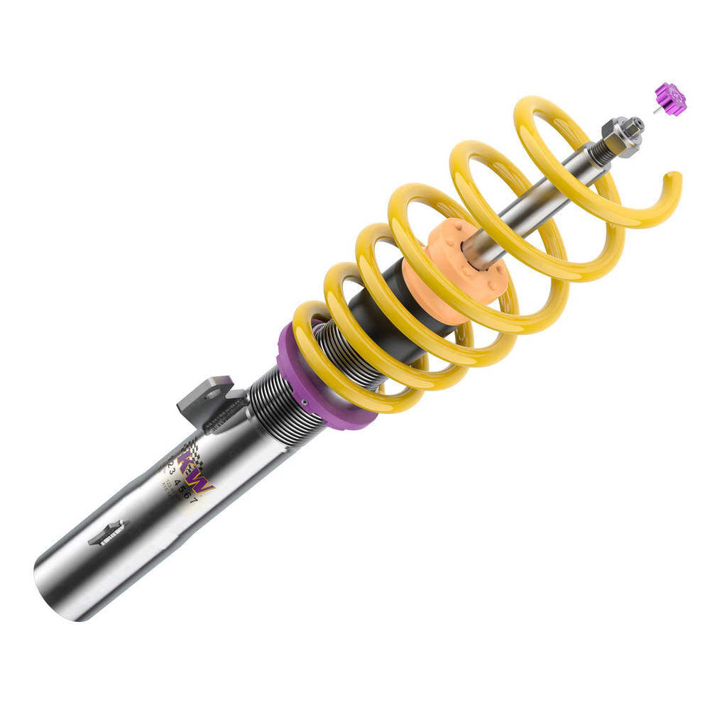KW 352800EF Coilover Kit V3 Inox (incl. Cancellation Kit for Electronic Dampers) for VW Passat (B9) Photo-2 