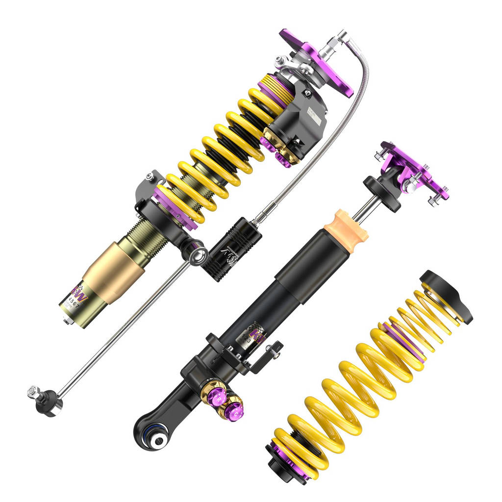 KW 30901200GS Coilover Kit V5 Clubsport incl. Top Mounts (incl. Cancellation Kit for Electronic Dampers) for BMW M3 CS xDrive (G81) Photo-1 