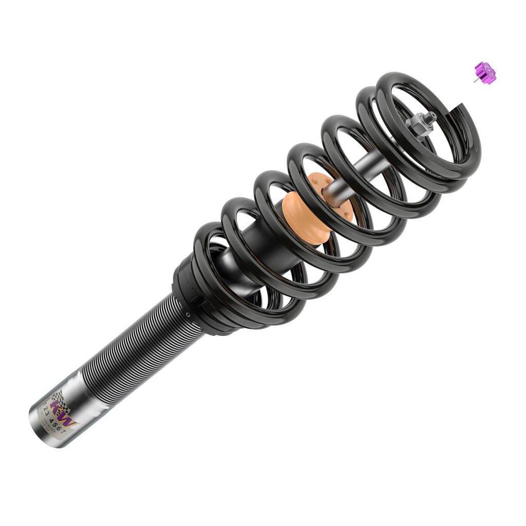KW 35208100CW-B Coilover Kit V3 Leveling Black (incl. Cancellation Kit for Electronic Dampers) for AUDI A6 (C8) Photo-2 