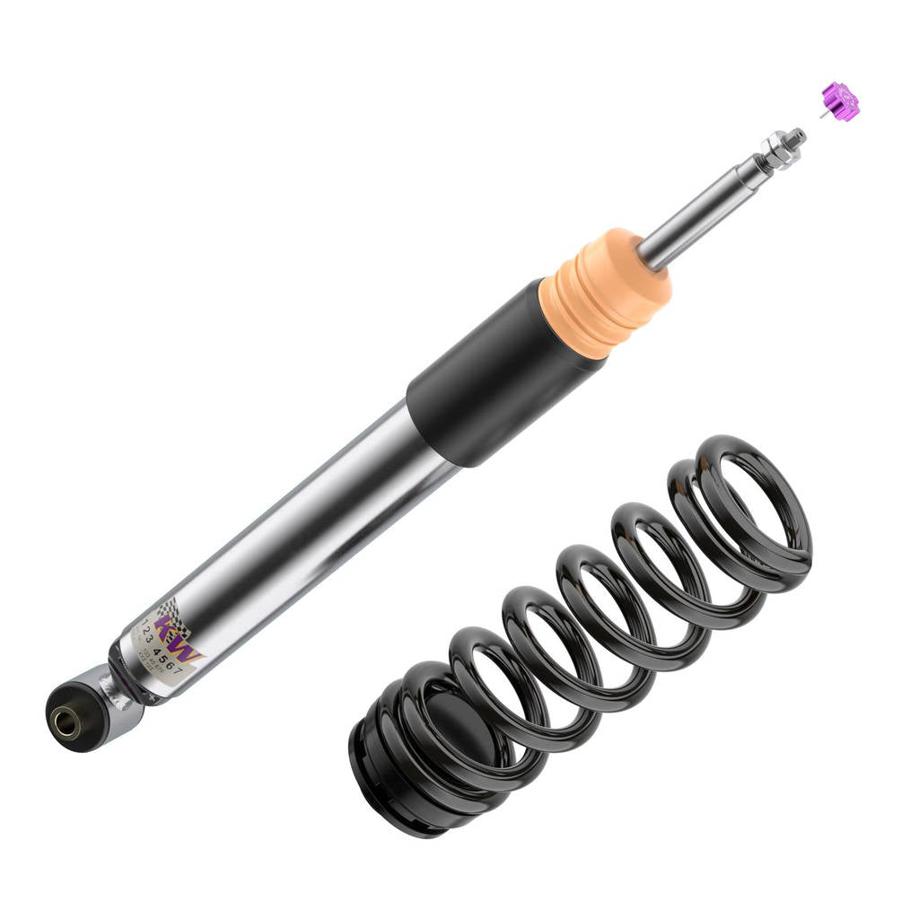 KW 352082000K-B Coilover Kit V3 Leveling Black (incl. Cancellation Kit for Electronic Dampers) for BMW 3 Series (F31) Photo-5 