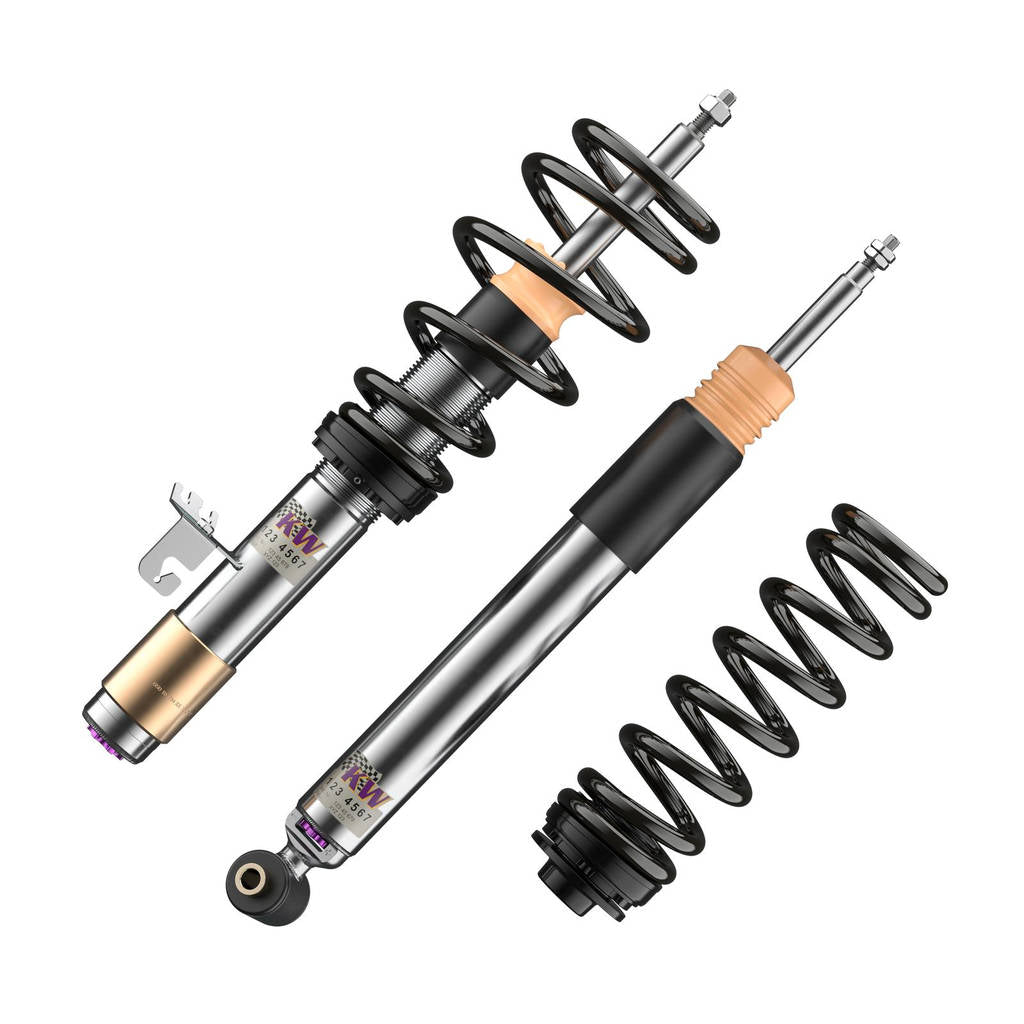 KW 352082000L-B Coilover Kit V3 Leveling Black (incl. Cancellation Kit for Electronic Dampers) for BMW 3 Series (F31) Photo-1 