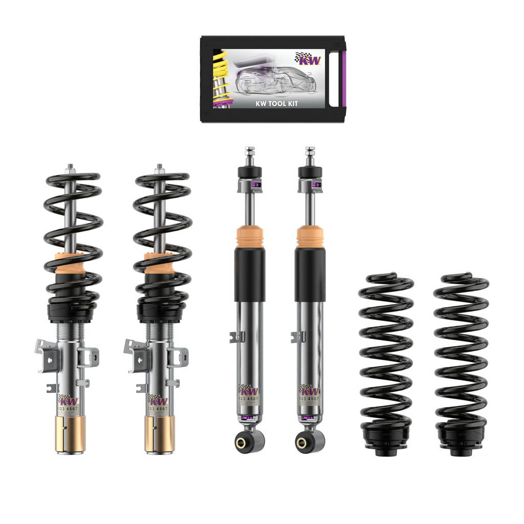 KW 35208200FC-B Coilover Kit V3 Leveling Black for BMW M340i xDrive (G21) Photo-0 