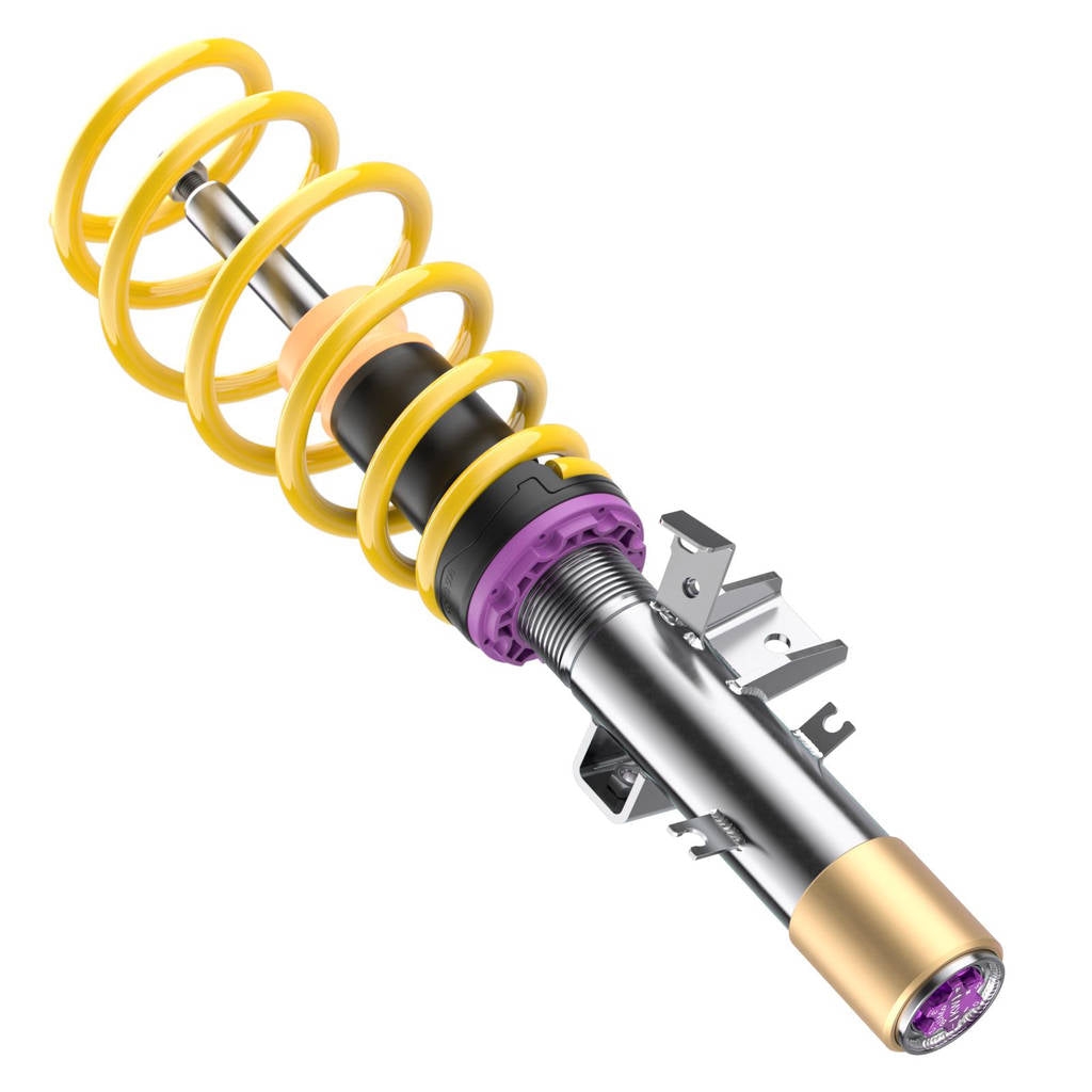KW 35208200GU Coilover Kit V3 Leveling Black (incl. Cancellation Kit for Electronic Dampers) for BMW 530i Mild-Hybrid (G60) Photo-3 