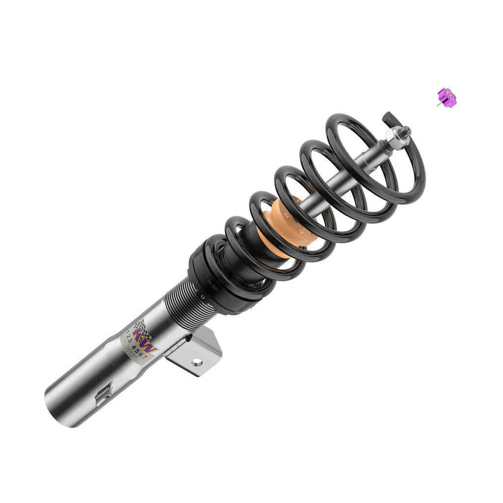 KW 352082500S-B Coilover Kit V3 Leveling Black (incl. Cancellation Kit for Electronic Dampers) for MERCEDES-BENZ AMG A45 4-Matic (W177) Photo-2 