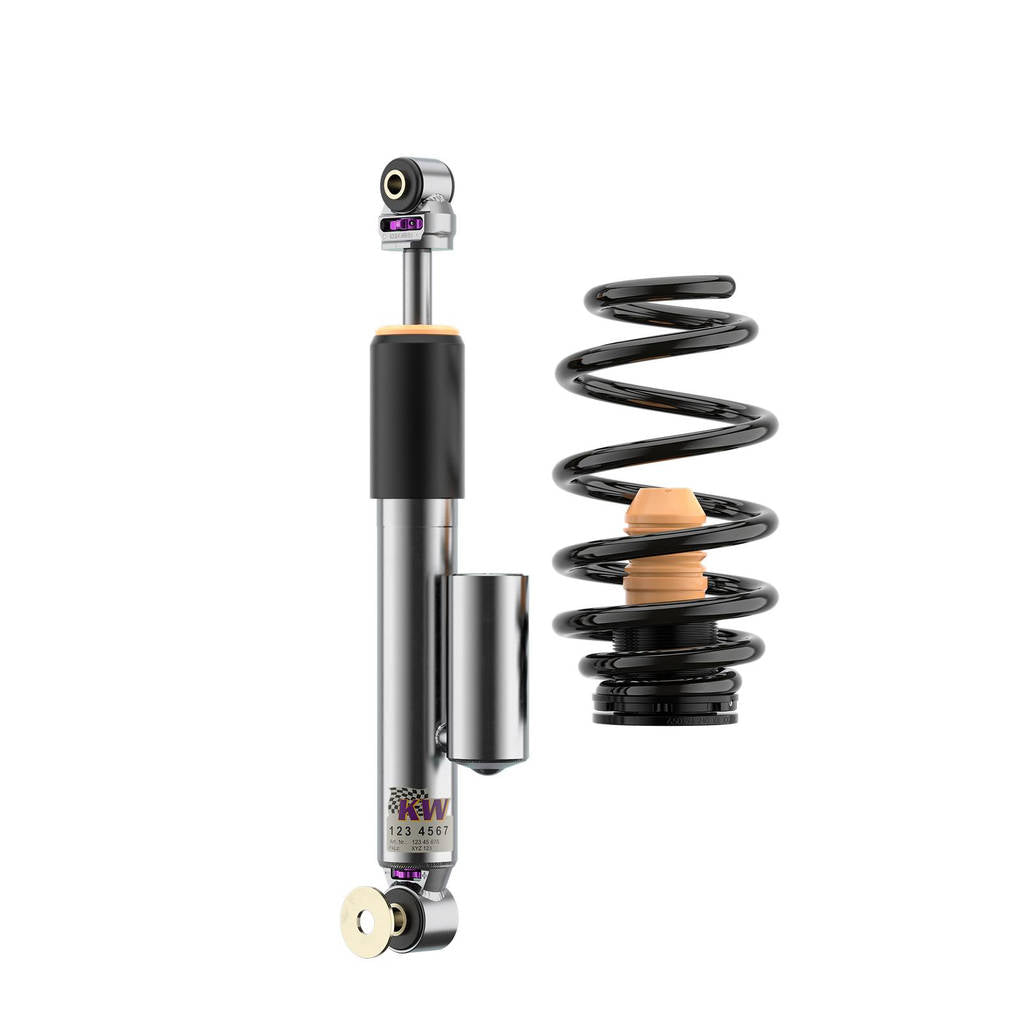 KW 35208800AN-B Coilover Kit V3 Leveling Black (incl. Cancellation Kit for Electronic Dampers) for VW T5 VR6 3.2 4motion Photo-7 