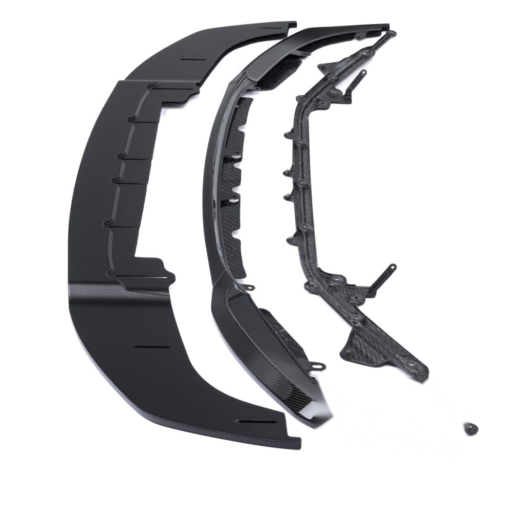 ALPHA-N AN-0530 Carbon Front Spoiler Class 3 with Adjustable Splitter for BMW M2 (G87) Photo-8 
