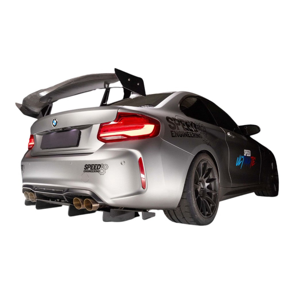SPEED ENGINEERING 14310 SPEED Swan Neck Wing for BMW 2 Series (F22) / M2 / M2 Competition / M2 CS (F87) Photo-0 