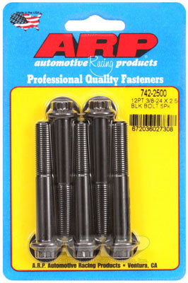 ARP 742-2500 SAE Bolt Kit 3/8-24 x 2.500 12pt black oxide bolts Photo-0 