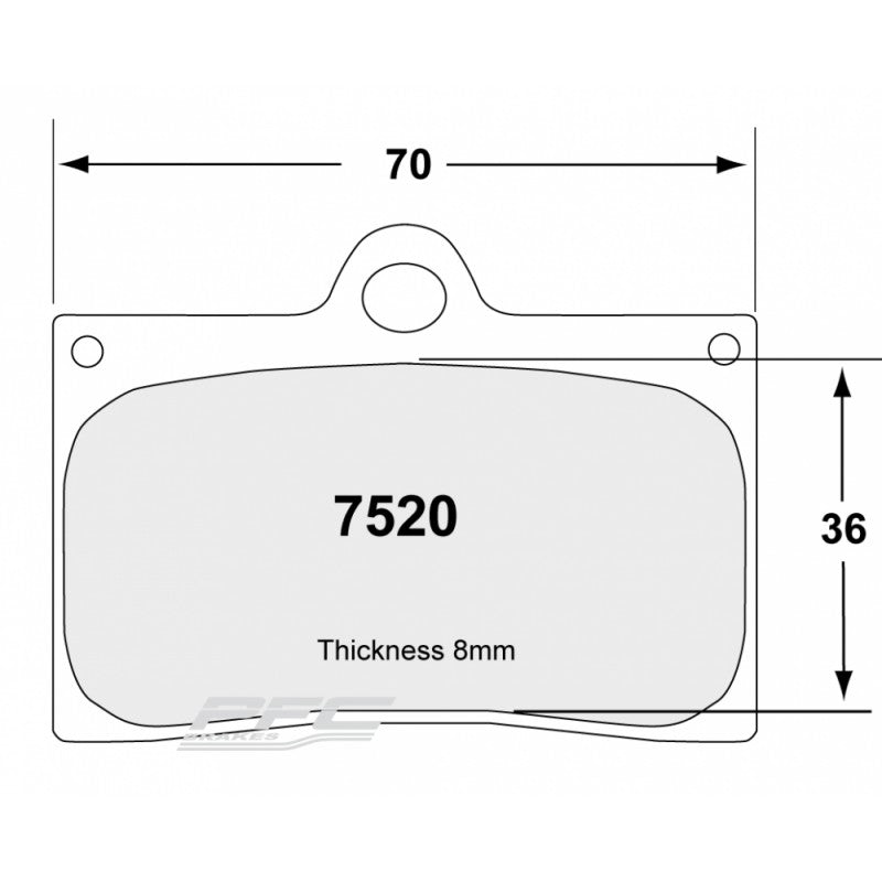 PFC 7520.333.09.92 Brake Pad Set 333 CMPD 9 mm for DUCATI / APRILIA / YAMAHA Photo-0 