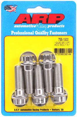 ARP 755-1500 SAE Bolt Kit 1/2-20 x 1.500 12pt SS bolts Photo-0 