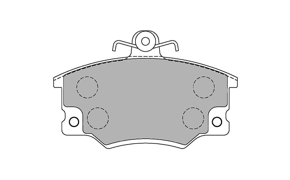 FERODO FCP370W Front Brake Pads DS1.11 for LANCIA Delta / AUDI 100 Photo-0 