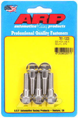 ARP 761-1003 Metric Thread Bolt Kit M8 x 1.25 x 30mm hex SS bolts Photo-0 