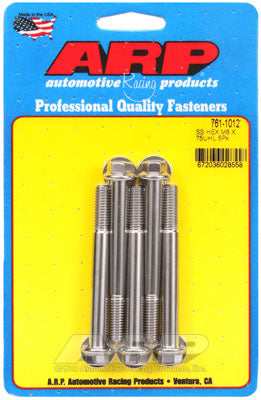 ARP 761-1012 Metric Thread Bolt Kit M8 x 1.25 x 75mm hex SS bolts Photo-0 