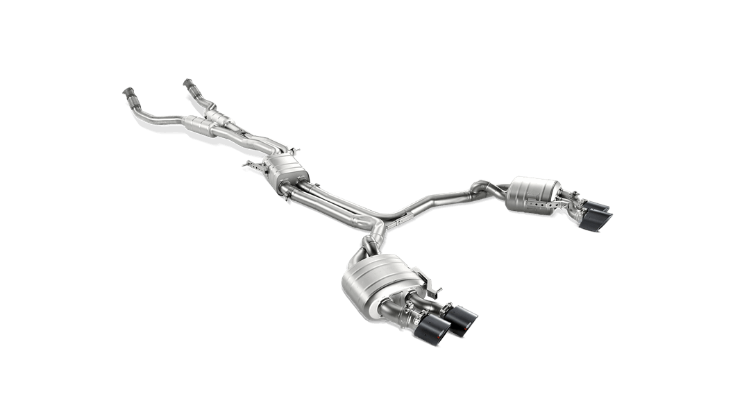 AKRAPOVIC S-AU/TI/6H Evolution Line (Titanium) AUDI S7 Sportback (C7) 2013-2017 ECE Type Approval Photo-0 