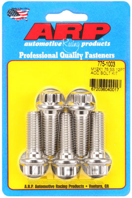 ARP 775-1003 Metric Thread Bolt Kit M12 X 1.75 X 35 12pt SS bolts Photo-0 