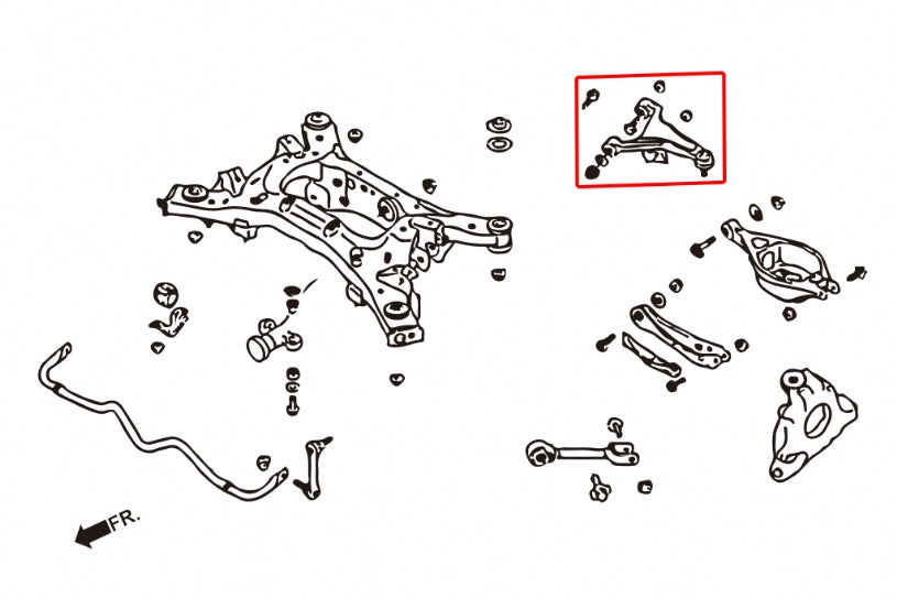 HARDRACE 7800 ADJ. CONTROL ARM INFINITI FX35 08- Photo-5 