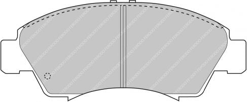 FERODO FDS777 Front Brake Pads DS Performance for HONDA Civic VI Photo-0 