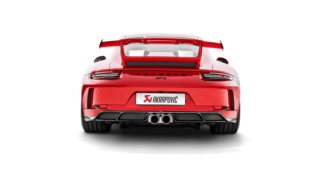 AKRAPOVIC DI-PO/CA/6/M Rear Carbon Fiber Diffuser - Matte PORSCHE 911 GT3 (991.2) 2018-2019 ABE Type Approval Photo-2 