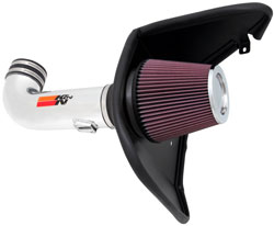 K&N 69-4519TP Performance Air Intake System TYPHOON; CHEVROLET CAMARO SS 6.2L-V8, 2010-2014 Photo-0 