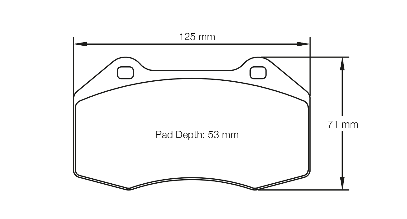 PAGID 8023-RST3 Front brake pads RST3 MAZDA MX-5 Miata ND / Brembo hp 4 piston 125x65 Photo-0 