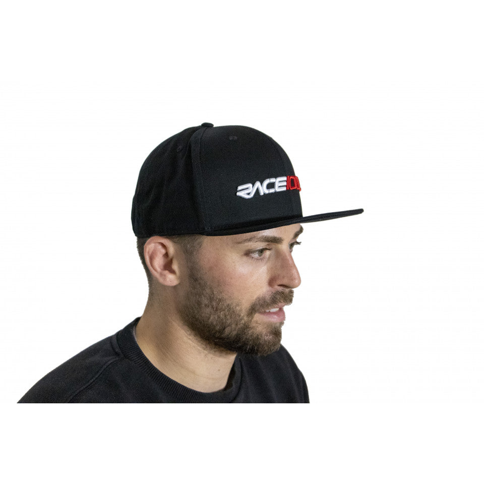 RACE1000 RACE-CAP-VELVET Race Cap, Black With Red Photo-1 