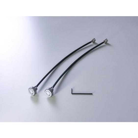 HKS 82004-AK048 Damping Force Adjustment Cable (Gunmetal color) Cable length: 980 mm Photo-0 