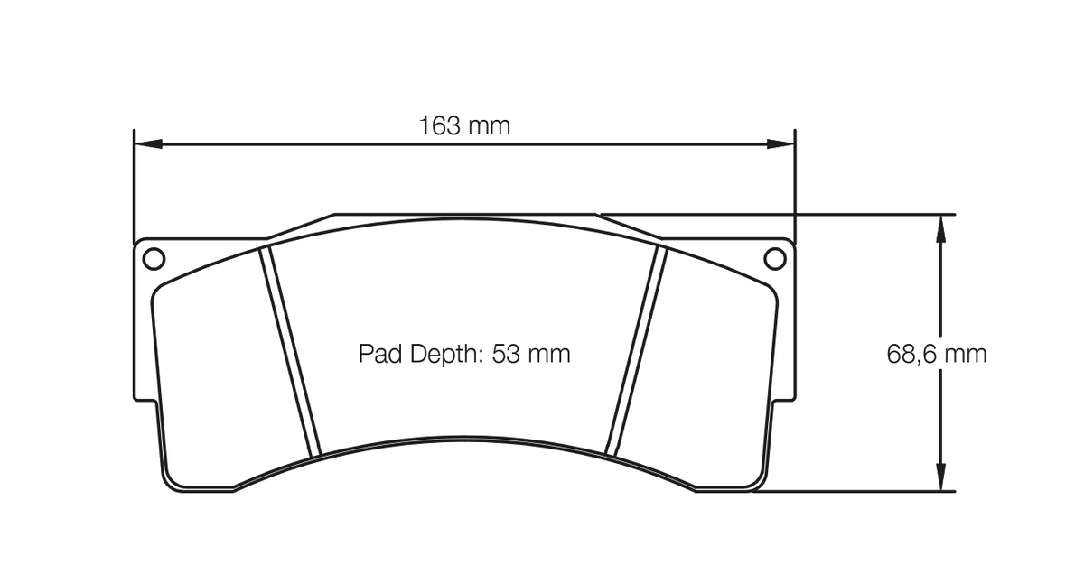 PAGID 8222-RST1 Brake Pads for AP Racing CP6210 D54 / CP6230 D54 / CP6269 / CP9665 D58 Photo-0 