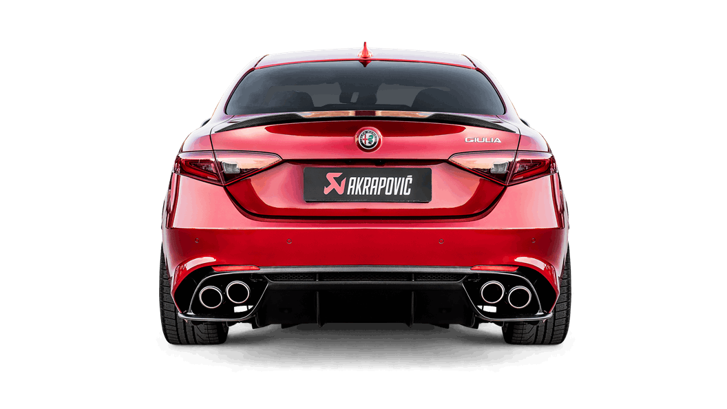 AKRAPOVIC S-AR/TI/7H Slip-On Line (Titanium) ALFA ROMEO Giulia Quadrifoglio 2018-2020 Photo-3 